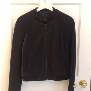 Banana Republic Tweed Bomber Jacket size 6